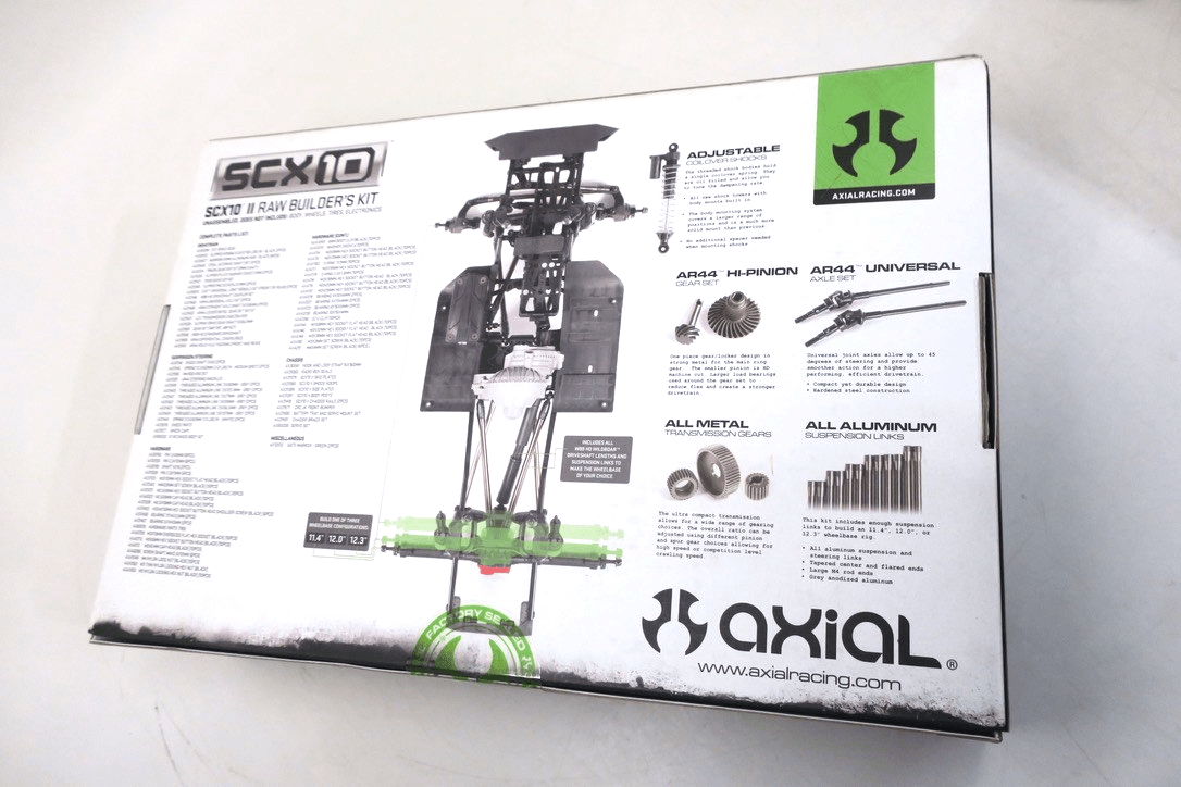 Axial SCX10 II Raw Builder's Kit 1/10 4WD (AXI90104V2) - WISE GUYS HOBBIES LLC