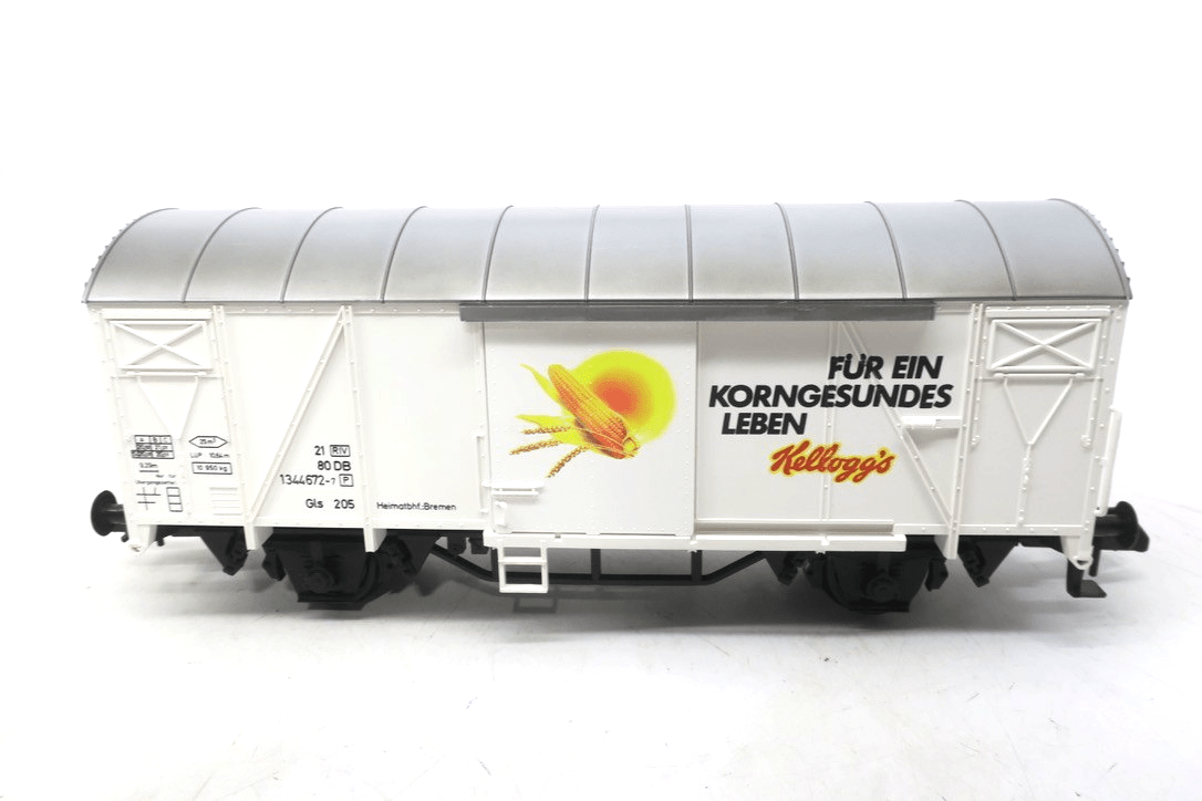 MARKLIN GAUGE 1 G SCALE 5888 KELLOGG'S BOX CAR USED LITTLE W/BOX - WISE GUYS HOBBIES LLC