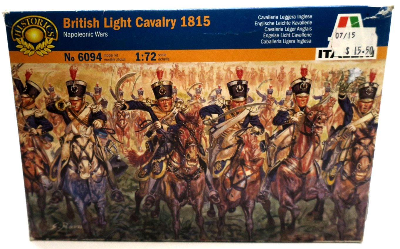 Italeri 1/72 British Light Cavalry 1815 Model Kit 6094 - WISE GUYS HOBBIES LLC