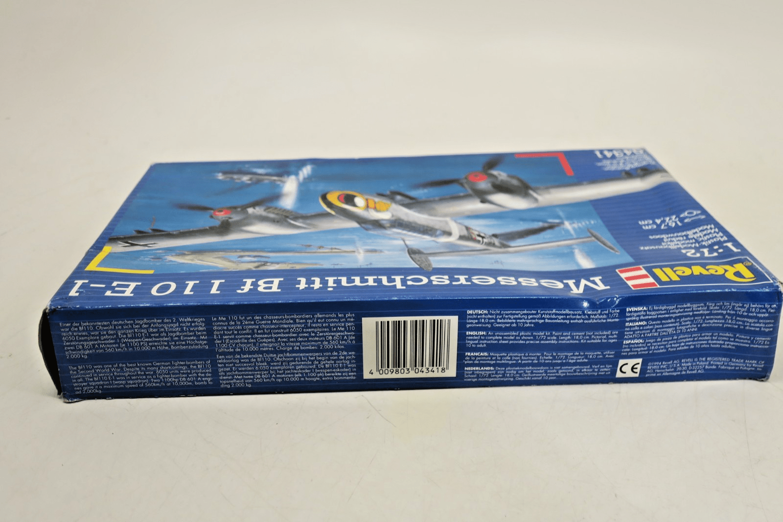 Revell 1/72 Messerschmitt BF - 110 E - 1 Model Kit 04341 - WISE GUYS HOBBIES LLC