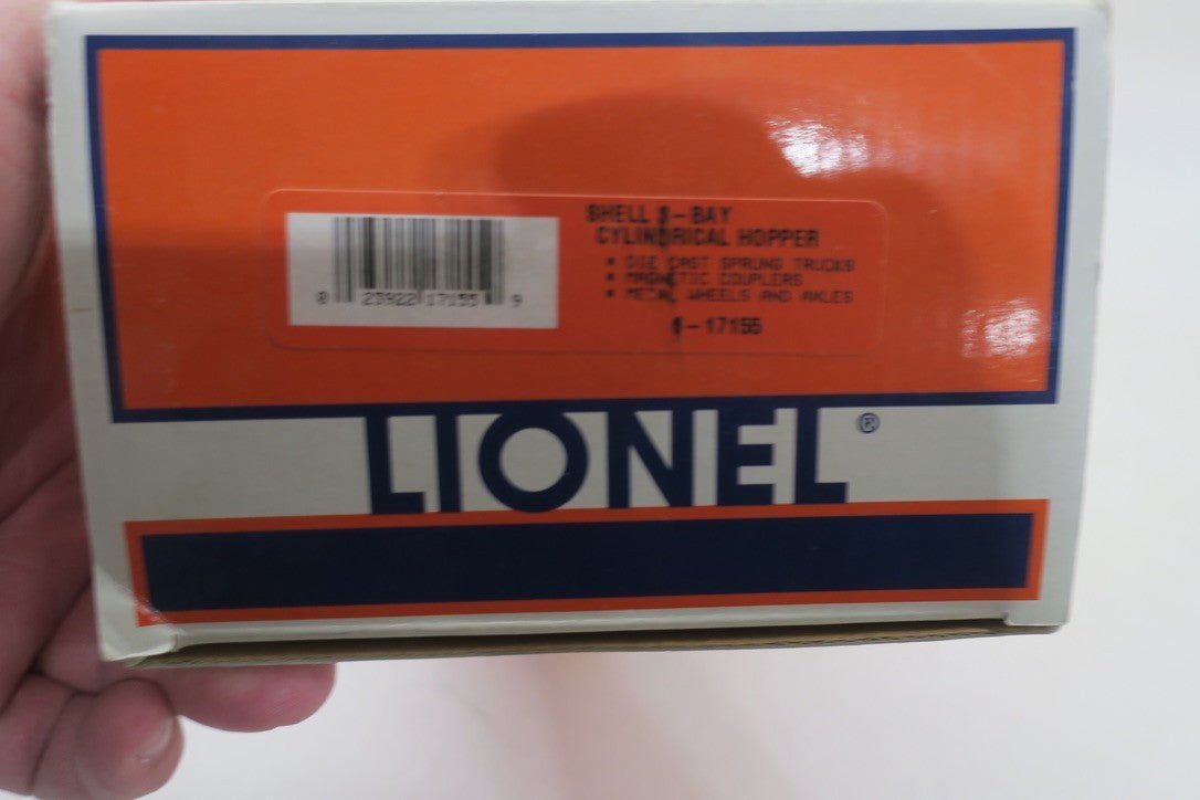 LIONEL SHELL 3 BAY CYLINDRICAL COVERED HOPPER CAR 6 - 17155! O SCALE FREIGHT - WISE GUYS HOBBIES LLC