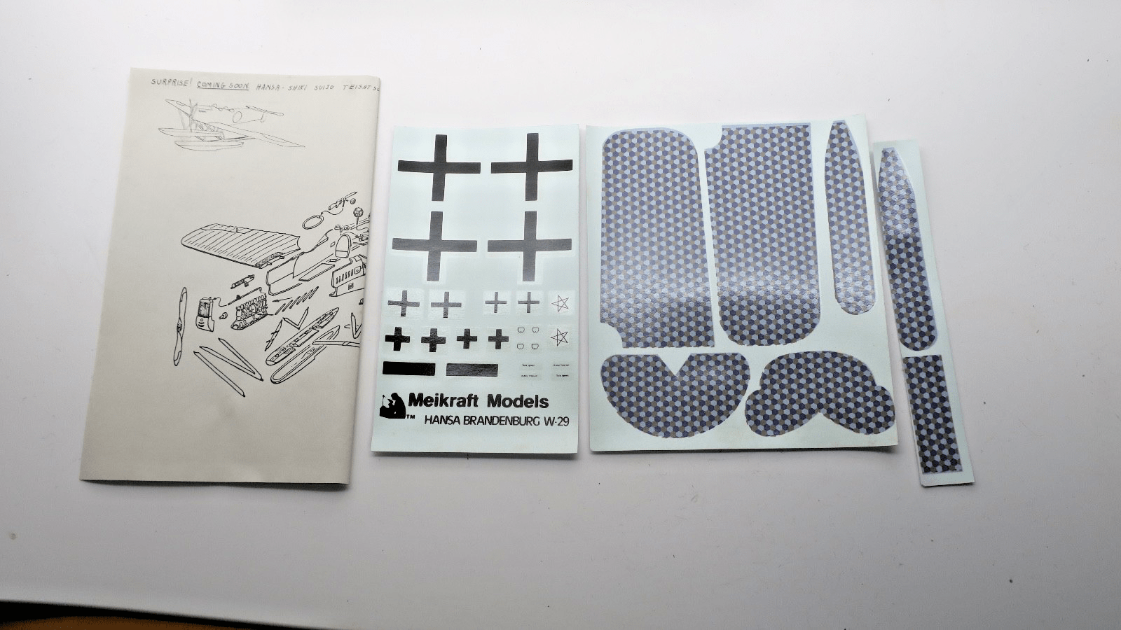 Meikraft 1/72 Hansa Brandenburg W - 29 Model Kit - WISE GUYS HOBBIES LLC