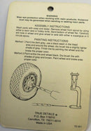 True Details 72018 1/72 Spitfire Mk. I/IX Wheel Set 2 Main Wheels Smooth Tread