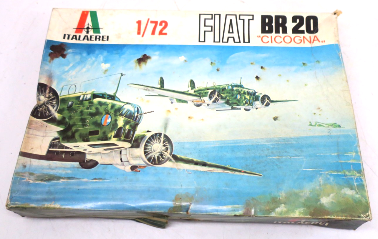Italeri 1/72 Fiat BR 20 Cicogna Model Kit 103 - WISE GUYS HOBBIES LLC