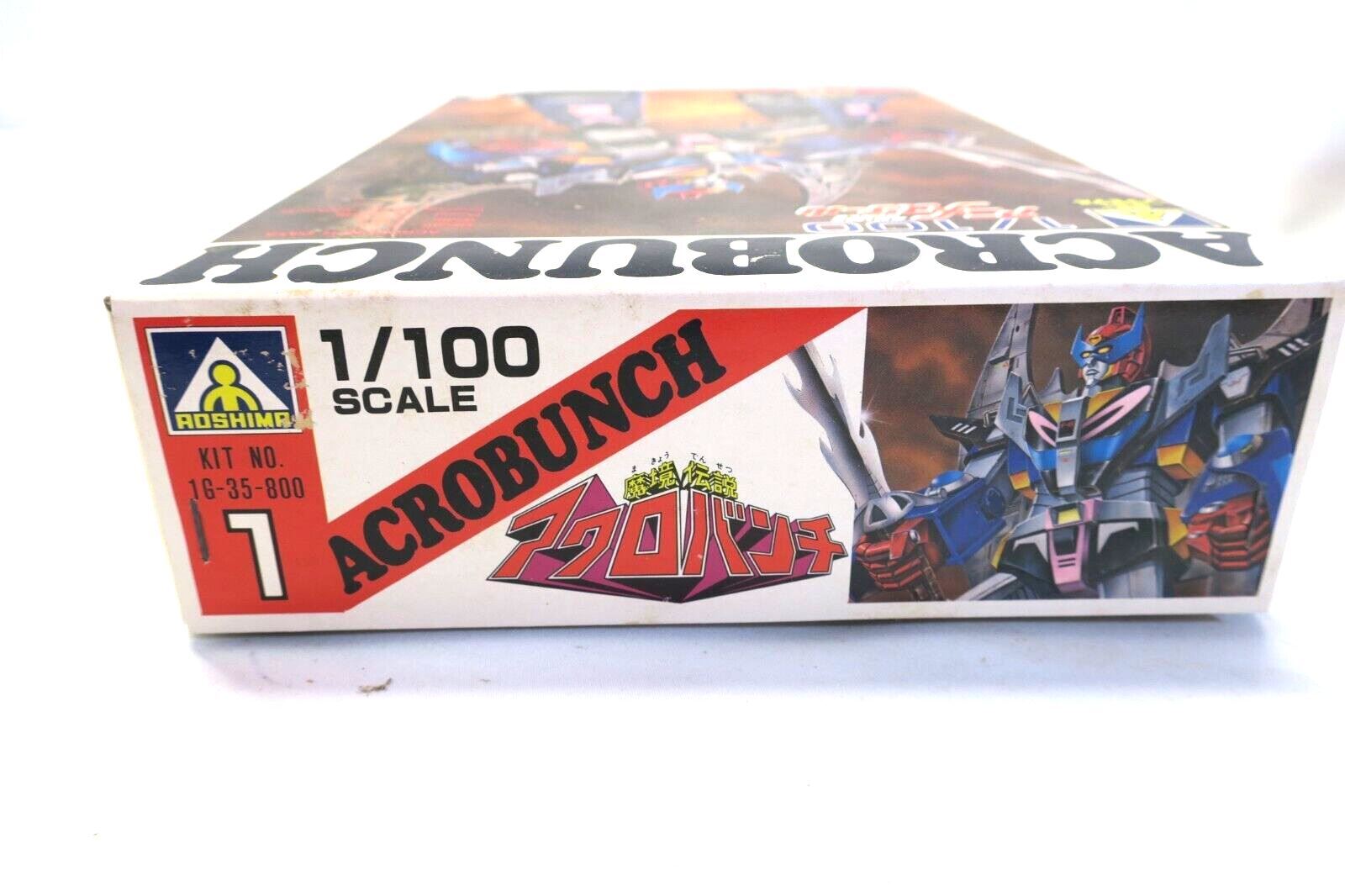 ACROBUNCH ANIME SERIES NO. 1 VERY RARE MINT CONDITION AOSHIMA 1/100 SCALE - WISE GUYS HOBBIES LLC