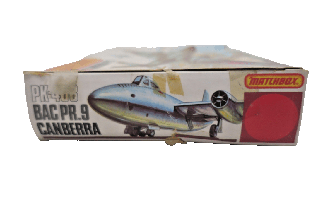 Vintage 1983 Matchbox 1/72 BAC Canberra PR.9 Plastic Model Kit PK - 408 - WISE GUYS HOBBIES LLC