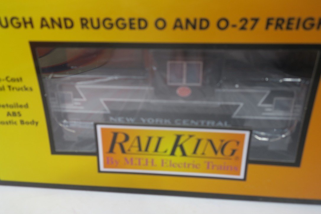 MTH O Gauge RailKing New York Central Extended Vision Caboose NIB 30-77393 - WISE GUYS HOBBIES LLC