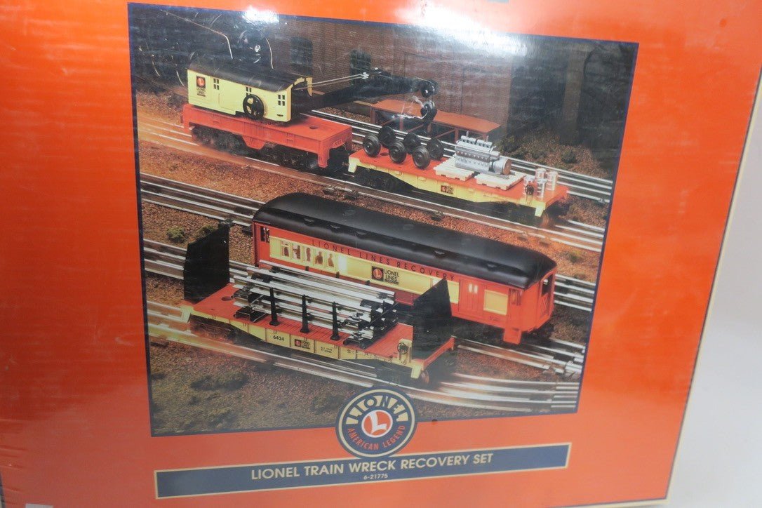 Lionel 6 - 21775 Train Wreck Recovery Set NIB - WISE GUYS HOBBIES LLC