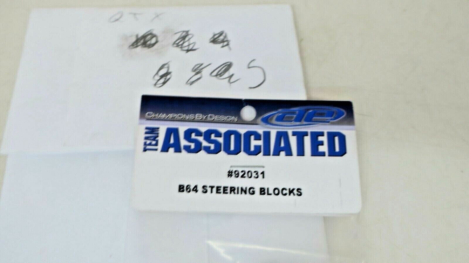 Team Associated 92031 Steering Blocks B64D (ASC92031) - WISE GUYS HOBBIES LLC