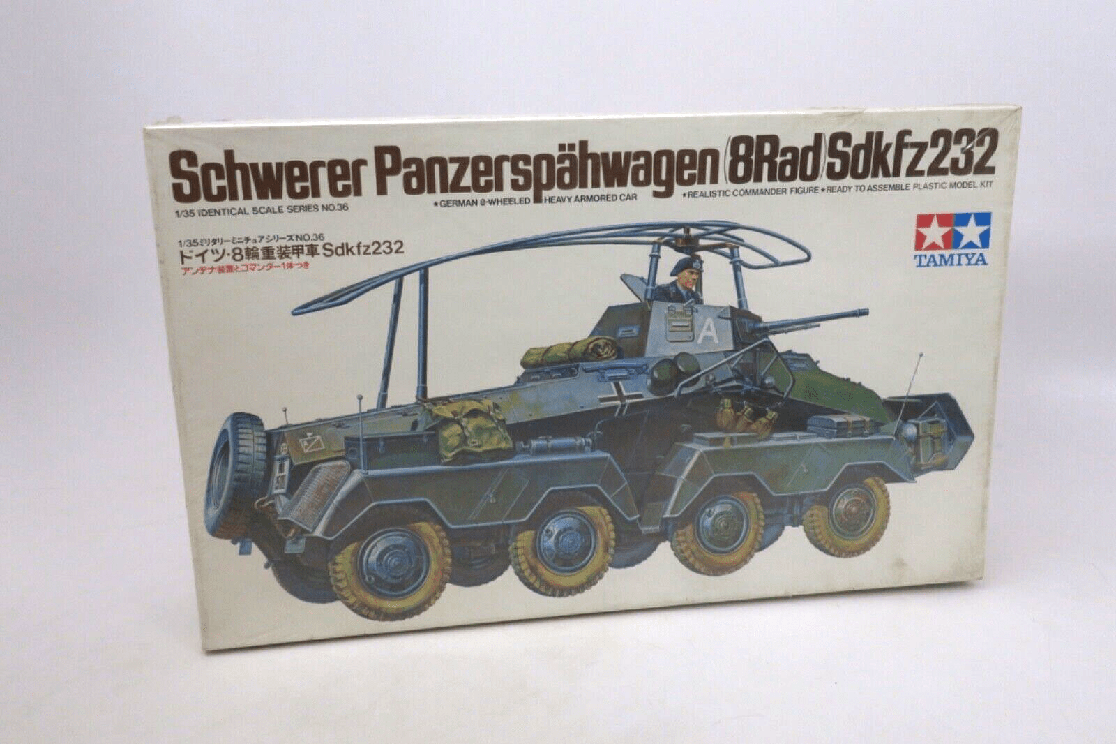 Tamiya Schwerer Panzerspähwagen (8-Rad) Sd.Kfz. 232 No. MM136 | 1:35 Scale Model - WISE GUYS HOBBIES LLC