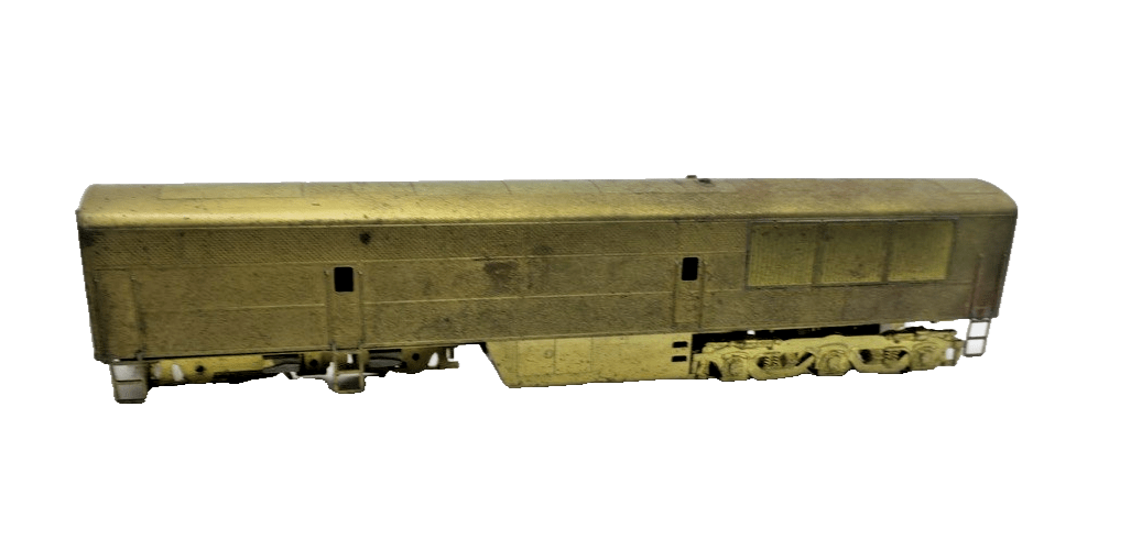 Red ball Ho Brass Fairbanks Morse 2000 HP 12 Wheel Diesel B unit Brass Unpainted - WISE GUYS HOBBIES LLC