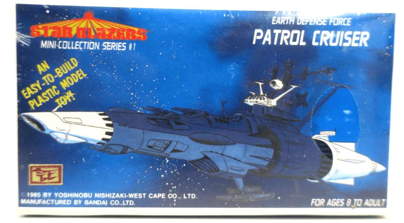 TCI Star Blazers Earth Defense Force Patrol Cruiser Mini Model Kit 5 - WISE GUYS HOBBIES LLC
