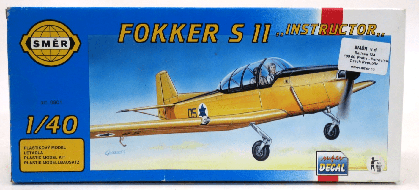 Smer 1/40 Fokker S 11 "Instructor" Model Kit 0801 - WISE GUYS HOBBIES LLC