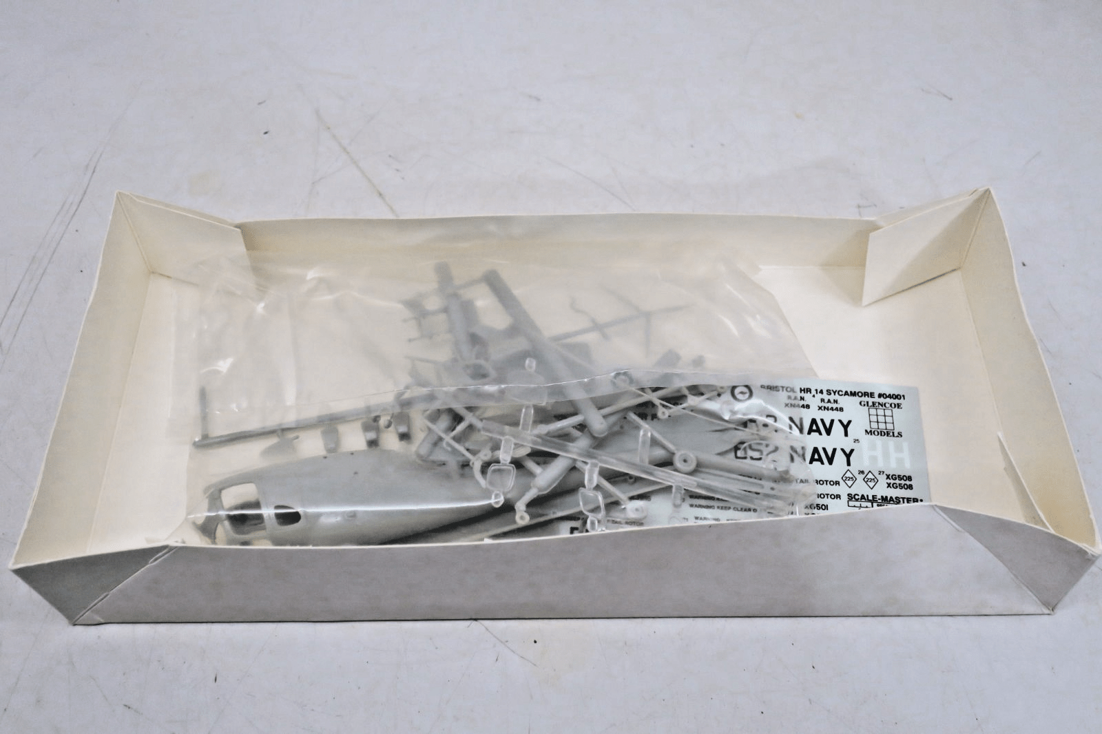 Glencoe Models 1/72 Bristol Sycamore HR.14 Model Kit 04001 - WISE GUYS HOBBIES LLC