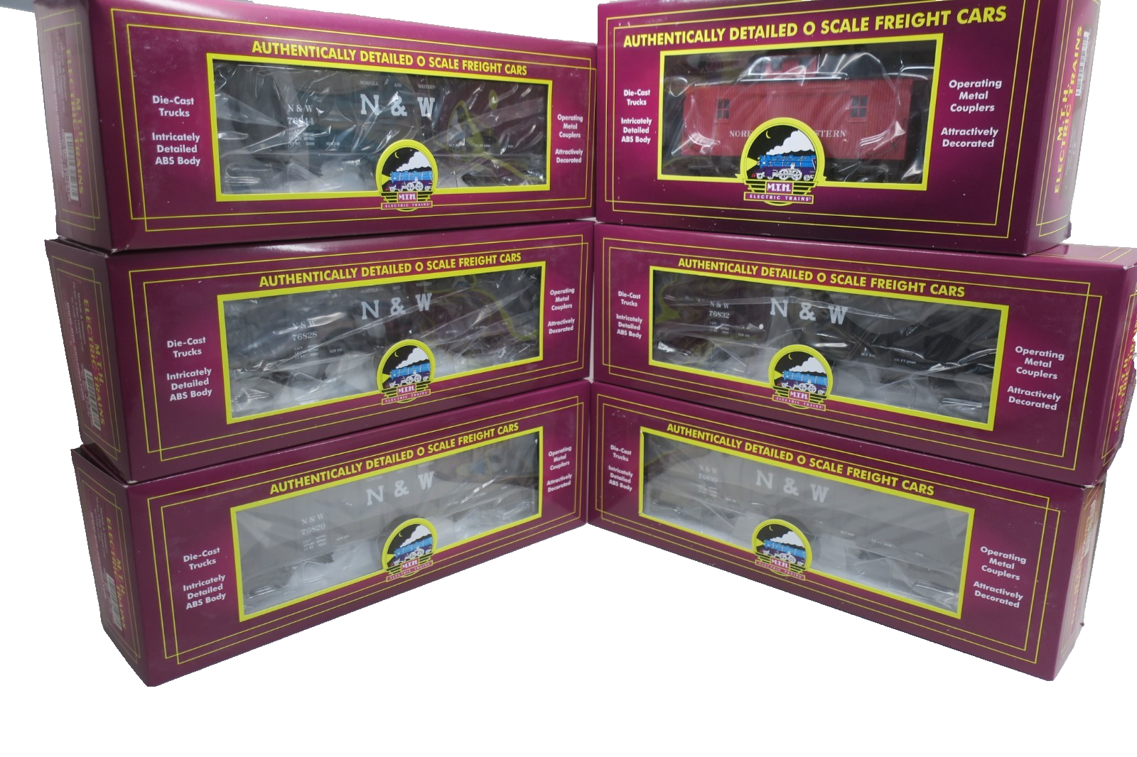 Norfolk & Western O Scale Premier 2 - 8 - 8 - 2 Y - 3 Freight Set w/Proto - Sound 3.0 3515 - WISE GUYS HOBBIES LLC