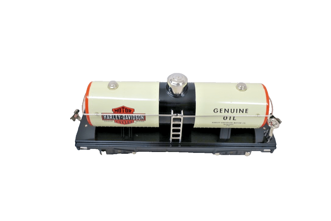 MTH Lionel Standard Gauge Harley Davidson Motor Oil Tank Car 10-2161 NIB - WISE GUYS HOBBIES LLC