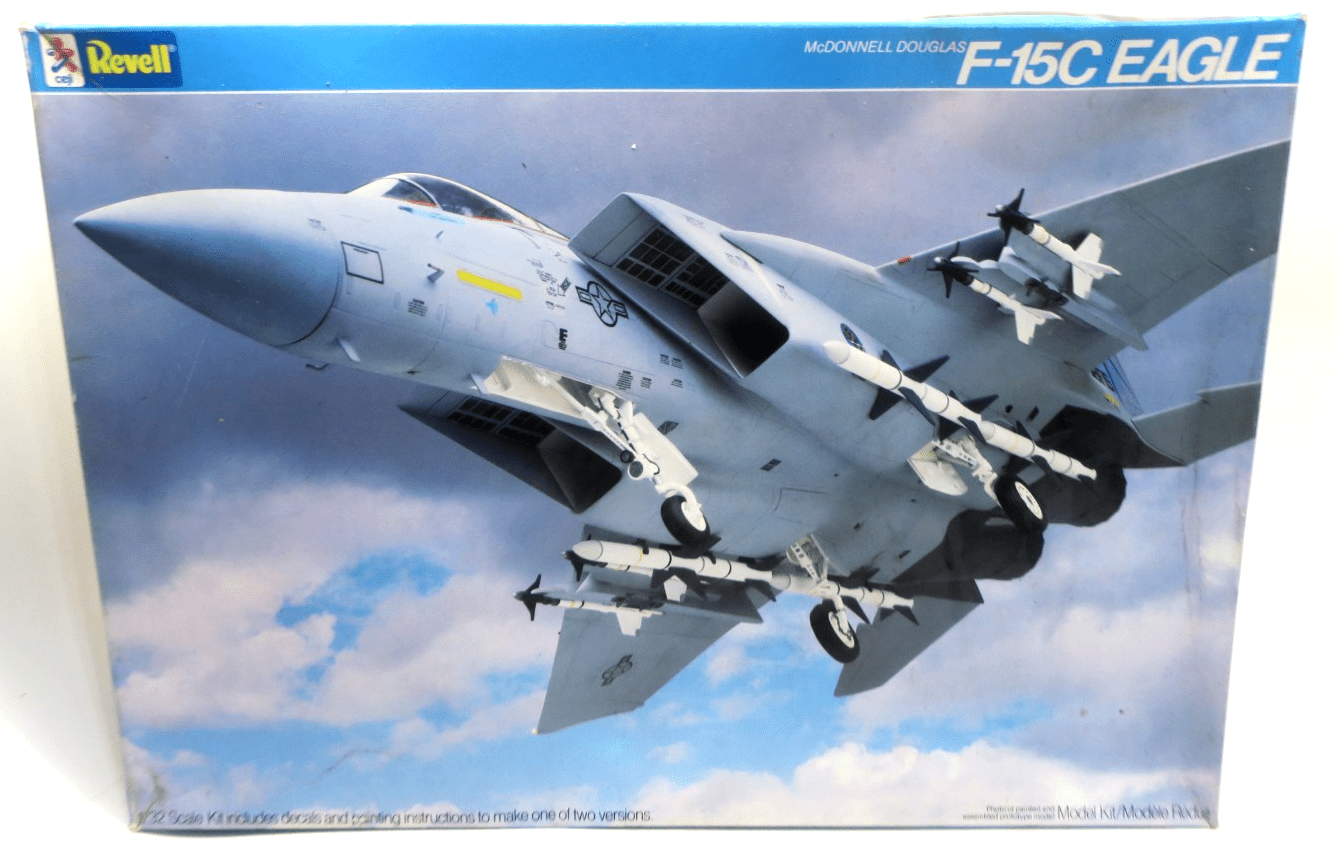 Revell 1/32 McDonnell Douglas F-15C Eagle Model Kit 4800 - WISE GUYS HOBBIES LLC