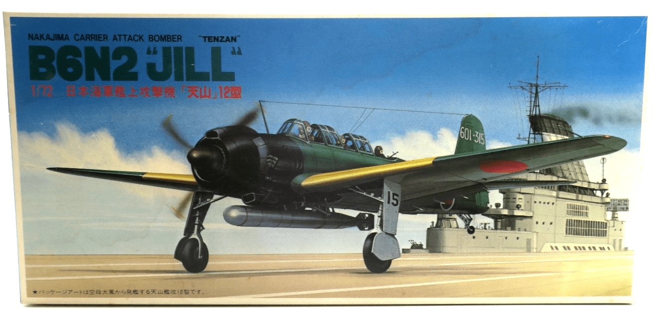 Fujimi 1/72 Nakajima Carrier Bomber Tenzan B6N2 Jill Model Kit - WISE GUYS HOBBIES LLC