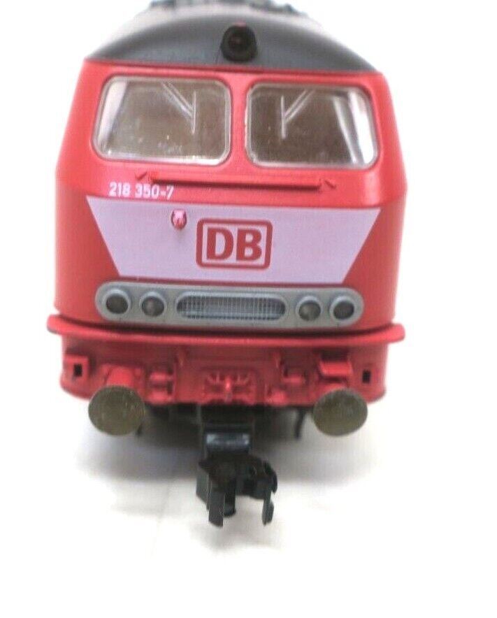 Fleischmann H0 6369 BR 218 350-7 Oriental Red Powered railcar - WISE GUYS HOBBIES LLC