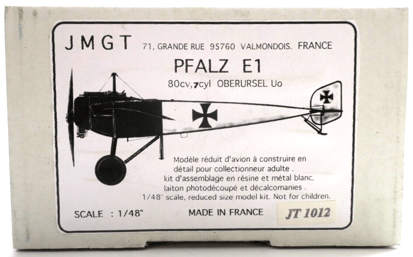 SEALED JMGT 1/48 Pfalz E1 Resin Cast Kit - WISE GUYS HOBBIES LLC