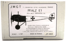 SEALED JMGT 1/48 Pfalz E1 Resin Cast Kit - WISE GUYS HOBBIES LLC