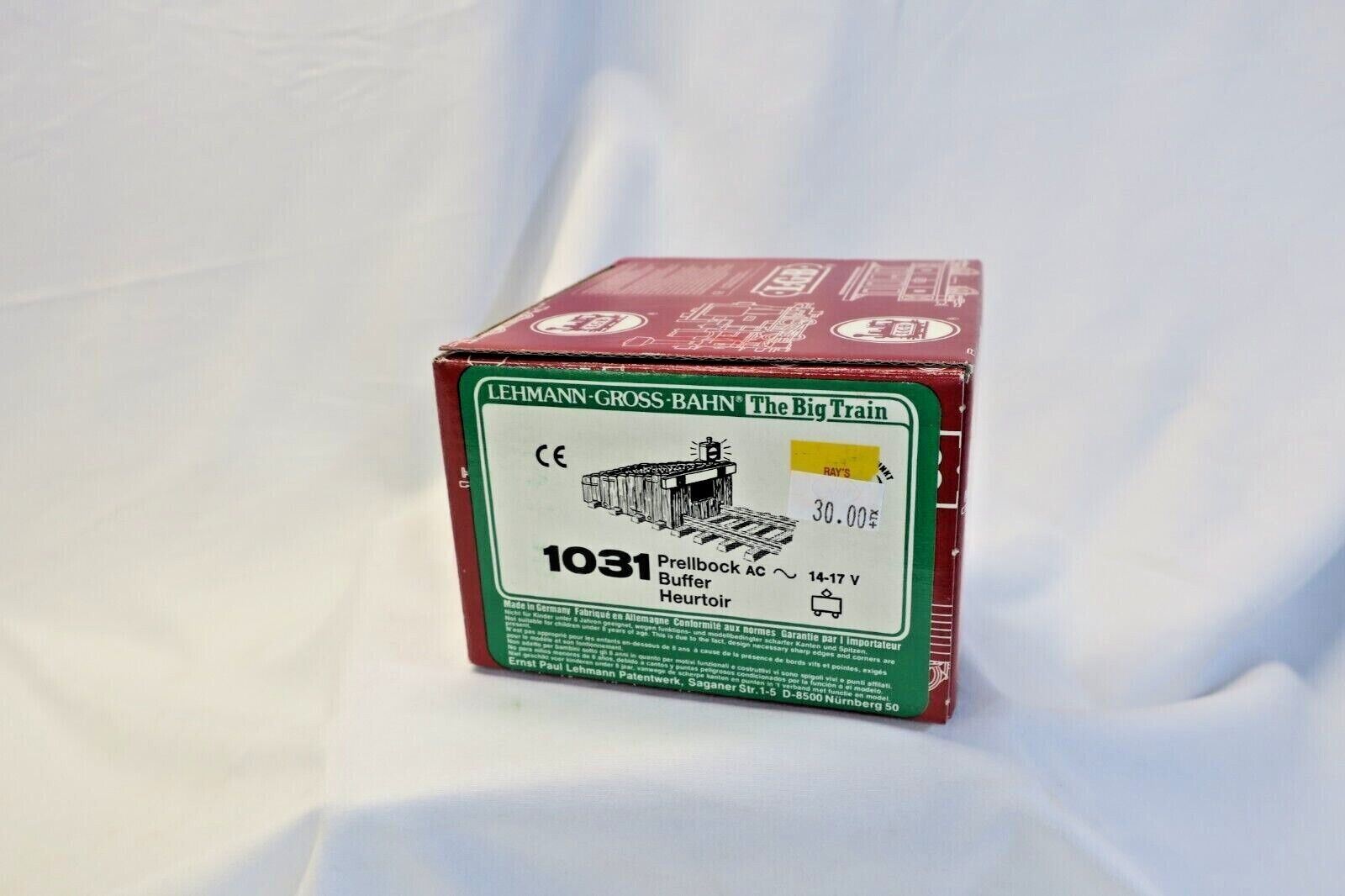 Lehmann gross bahn 1031 prellbock ac buffer heurtoir - WISE GUYS HOBBIES LLC