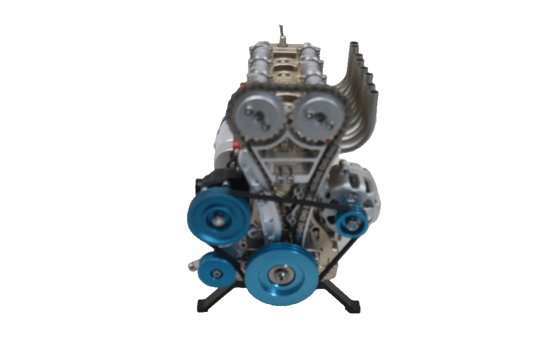 TECHING 4 Cylinder Engine KIT 1/3. DM13 Built Working Model - WISE GUYS HOBBIES LLC