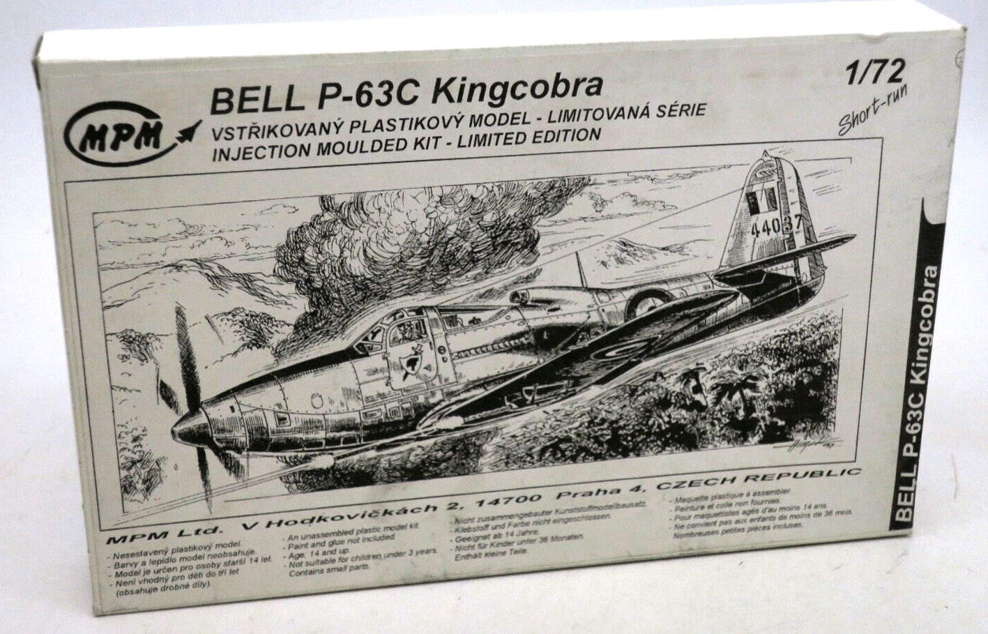MPM Bell P63 King Cobra Model Kit - WISE GUYS HOBBIES LLC