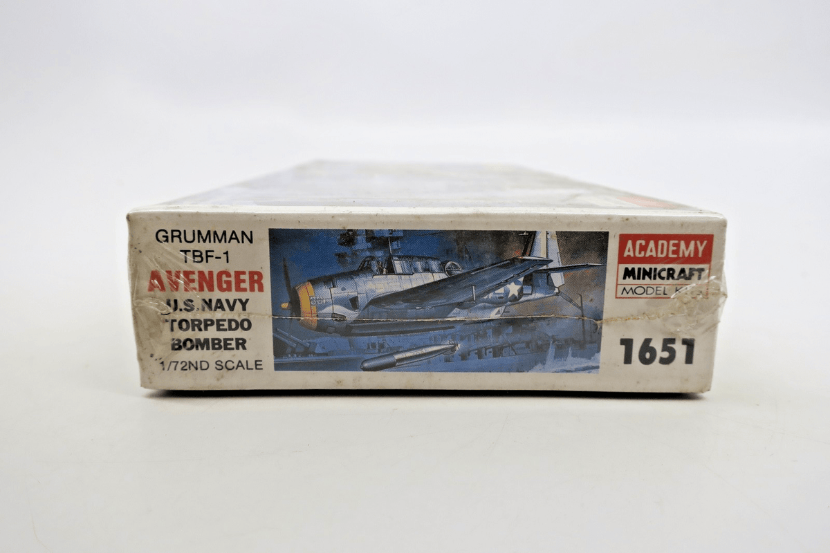 Academy 1/72 Grumman TBF - 1 Avenger Model Kit 1651 - WISE GUYS HOBBIES LLC