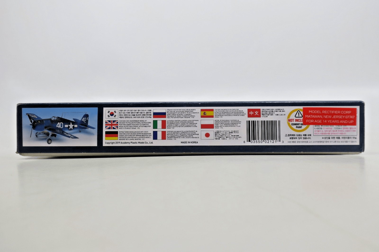 Academy 1/72 F6F - 3/5 Model Kit 12481 - WISE GUYS HOBBIES LLC