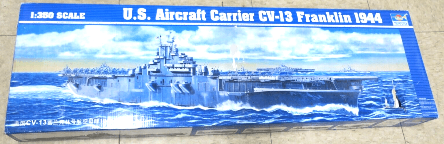 Trumpeter US Aircraft Carrier CV-13 Franklin 1:350 Model Kit 05604 - WISE GUYS HOBBIES LLC