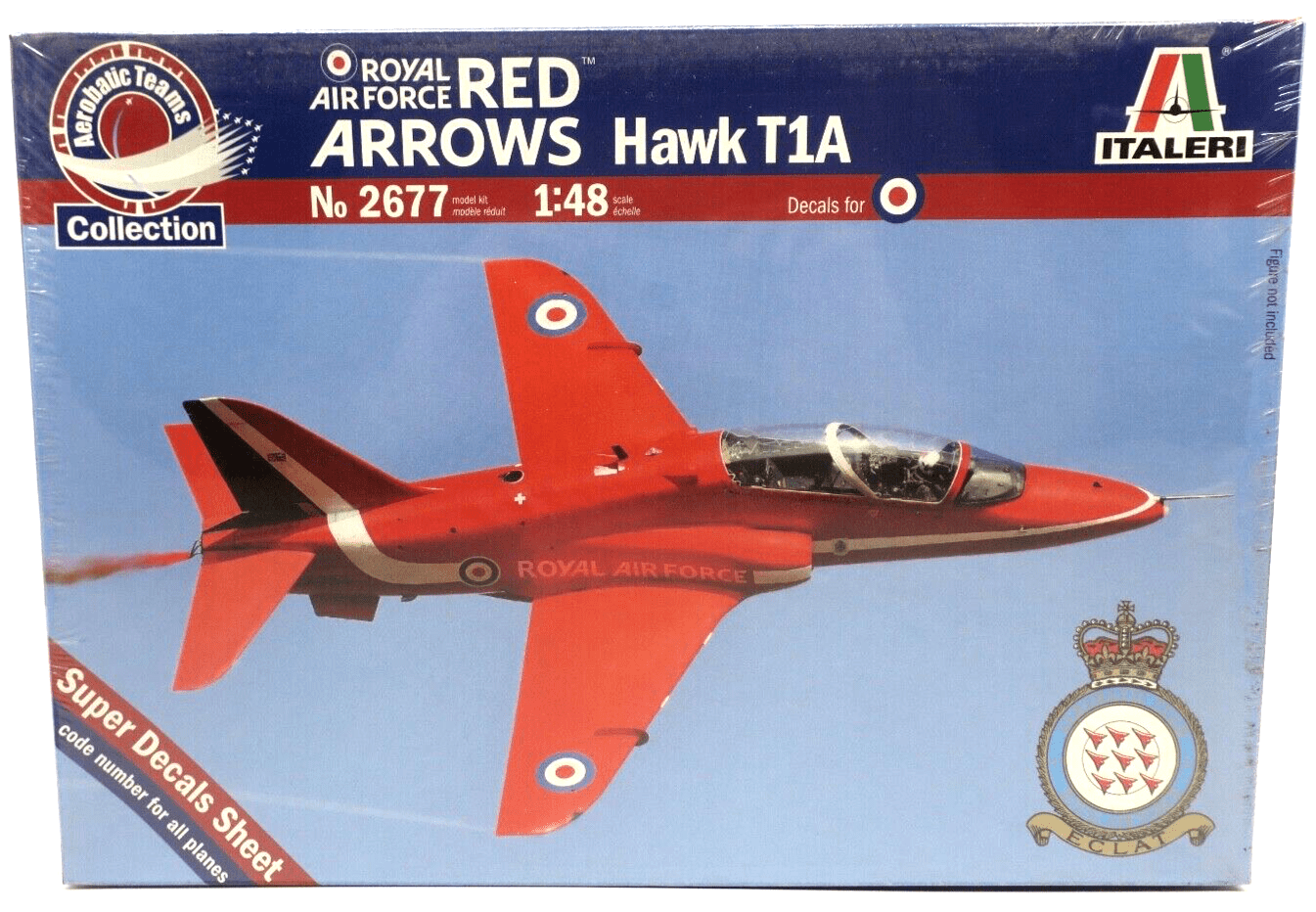 Italeri 1/48 Hawk T1A Royal Air Force Red Arrows Model Kit 2677 - WISE GUYS HOBBIES LLC