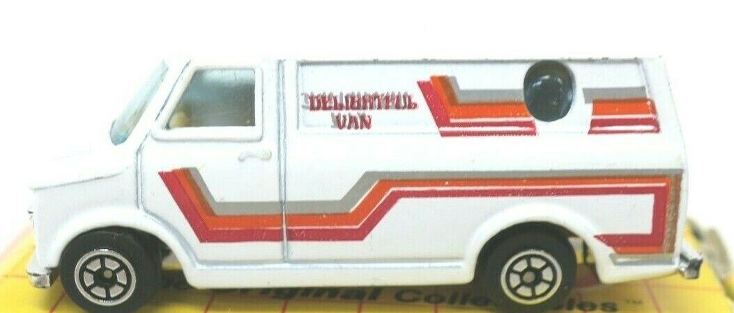 Vintage Diecast Car YAT MING DELIGHTFUL VAN *WHITE* - WISE GUYS HOBBIES LLC