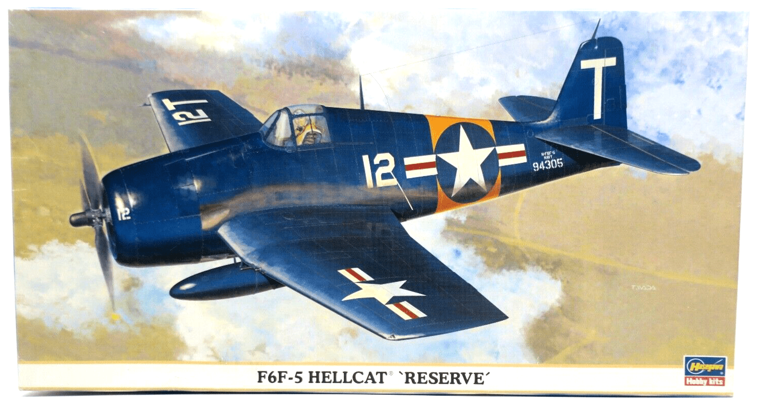 Hasegawa 1/48 F6F-Hellcat with Photoetch Model Kit - WISE GUYS HOBBIES LLC
