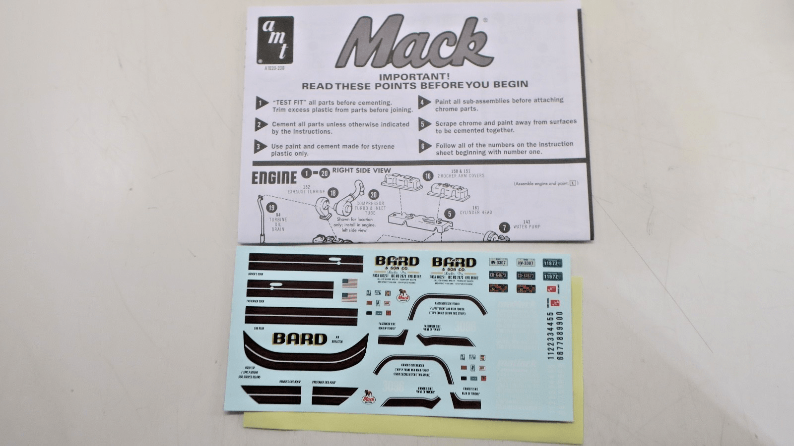AMT 1/25 Mack R68ST Model Kit 1039/06 - WISE GUYS HOBBIES LLC