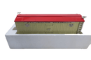 MTH Standard Gauge Reefer Tin plate Traditions 214R Ivory And Red / Nickel Trim - WISE GUYS HOBBIES LLC