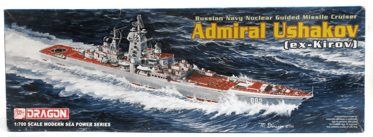 Dragon 1/700 Admiral Ushakov (ex-Kirov) Plastic Model Kit 7037 - WISE GUYS HOBBIES LLC
