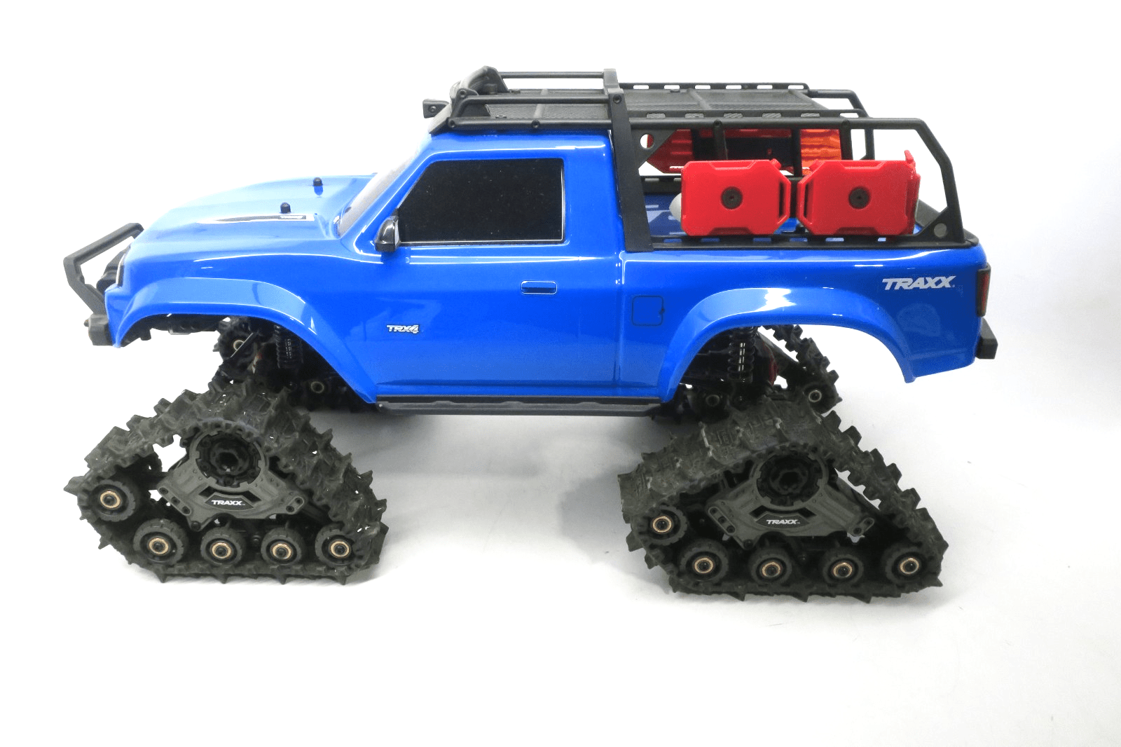 Traxxas TRX-4 All Terrain Equipped blue Clipless Body W/ Tracks - WISE GUYS HOBBIES LLC