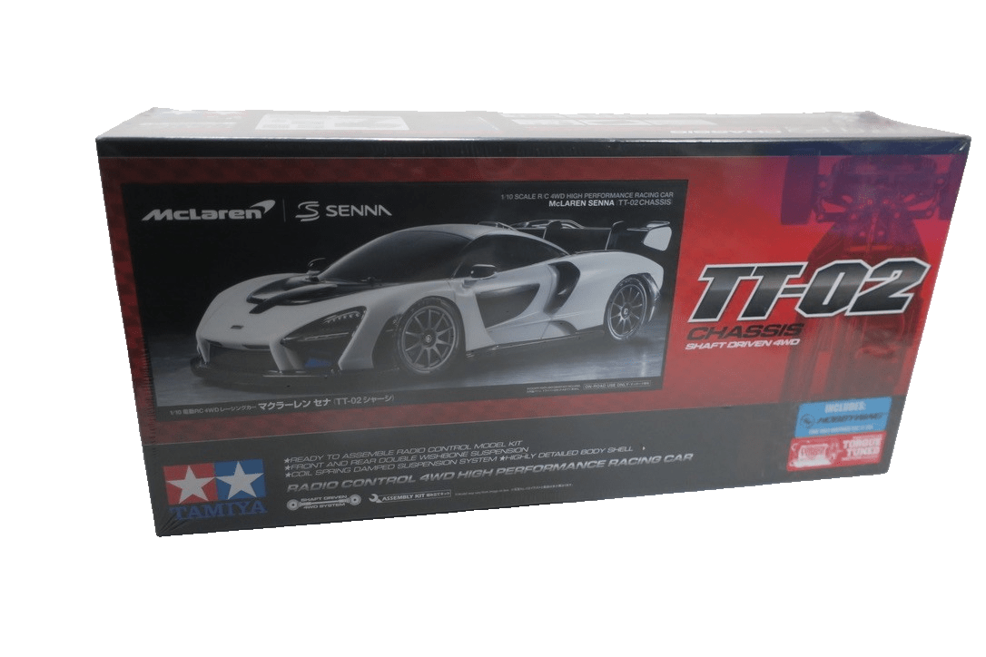 Tamiya TT - 02 McLaren Senna 1/10 4WD Electric Touring Car Kit [TAM58711 - 60A] - WISE GUYS HOBBIES LLC