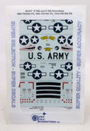 Super Scale International 1/48 P-39Q and P-400 Airacobras Decals