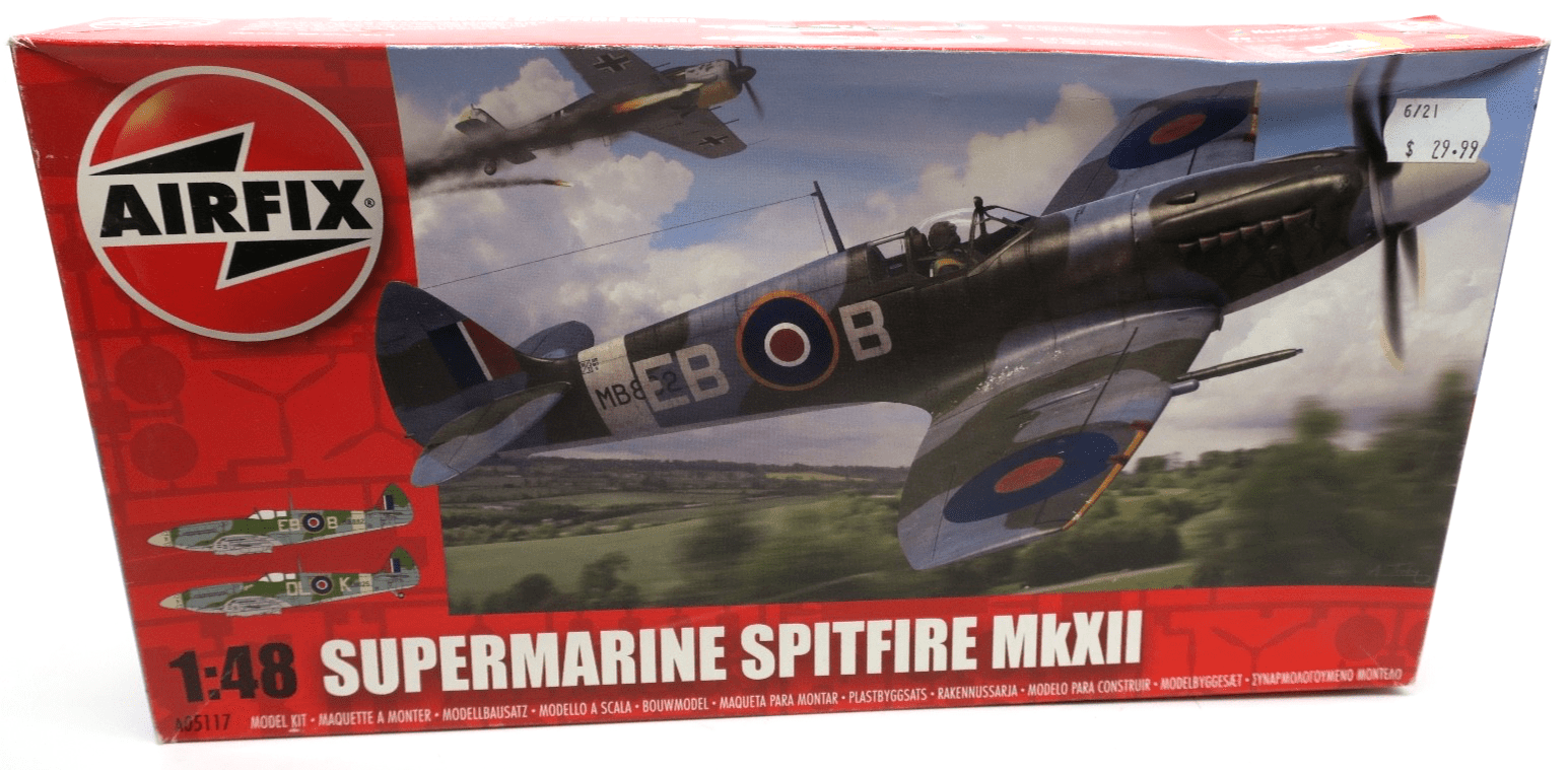 Airfix 1/72 Supermarine Spitfire Mk. XII Model Kit - WISE GUYS HOBBIES LLC