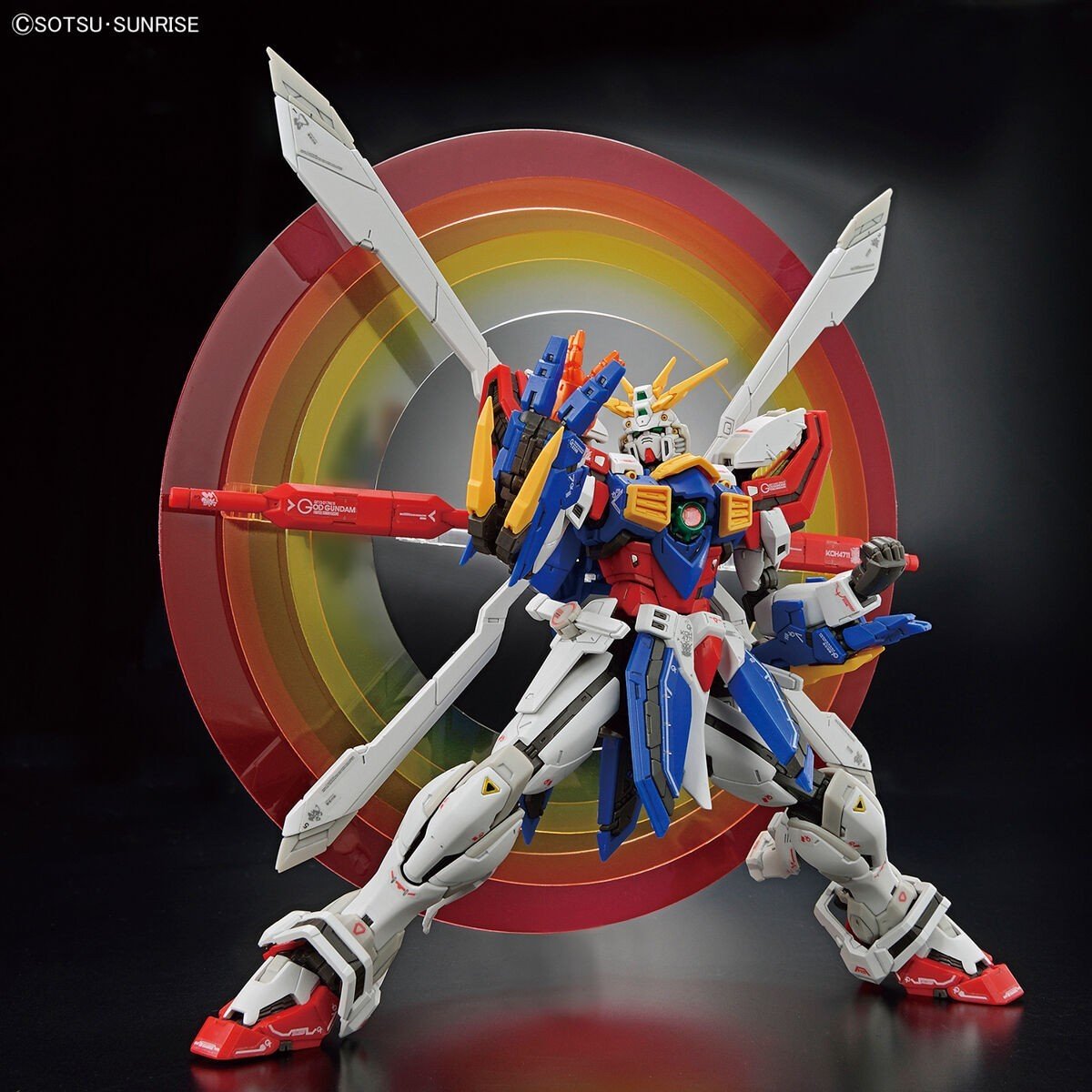 Bandai G Gundam RG 1/144 Burning Gundam Model Kit - WISE GUYS HOBBIES LLC