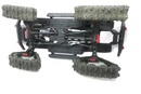 Traxxas TRX-4 All Terrain Equipped blue Clipless Body W/ Tracks