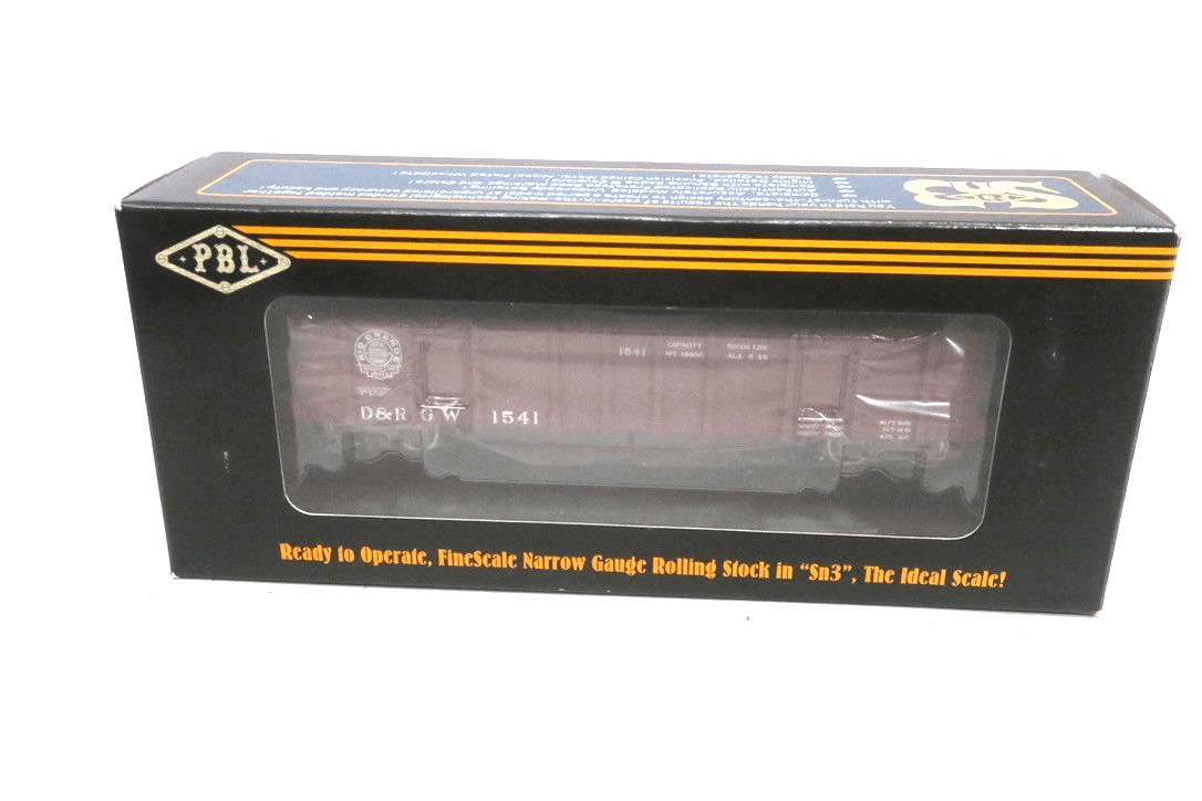 NEW! Sn3 PBL D&RGW High Side Gondola 1541 1:64 - WISE GUYS HOBBIES LLC