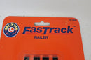 LIONEL TRAIN FASTRACK BLOCK SECTION TRAIN TRACK 3 PC LOT O GAUGE RAILER BUMPER