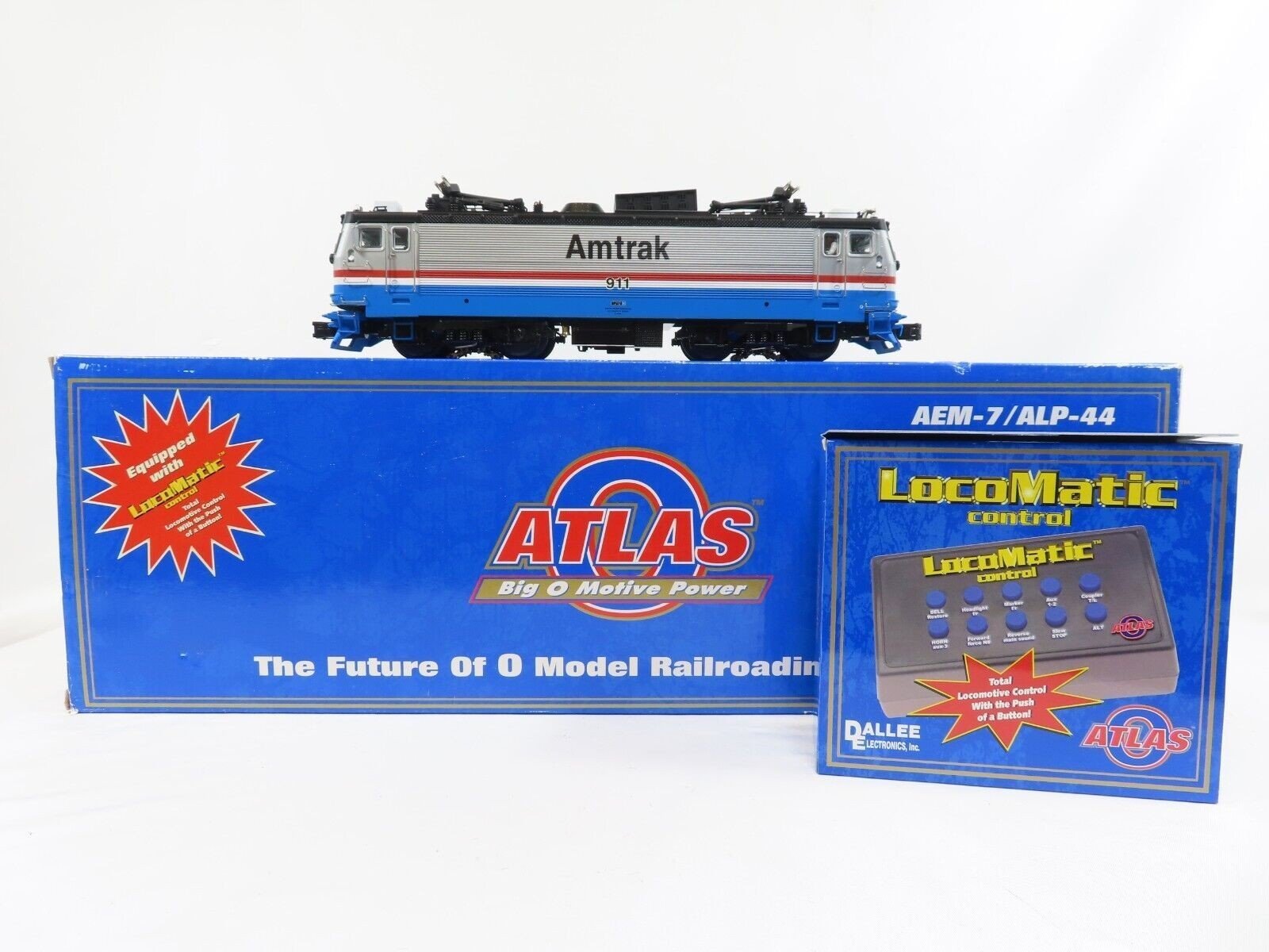 Atlas 6202 - 2 AEM - 7 Electric Amtrak Locomotive Cab 911 Locomotive Control - WISE GUYS HOBBIES LLC