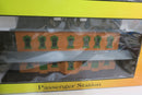 Rail King By MTH O Scale 30 - 9005 Passenger Station w/ Dual Platform illuminated - WISE GUYS HOBBIES LLC