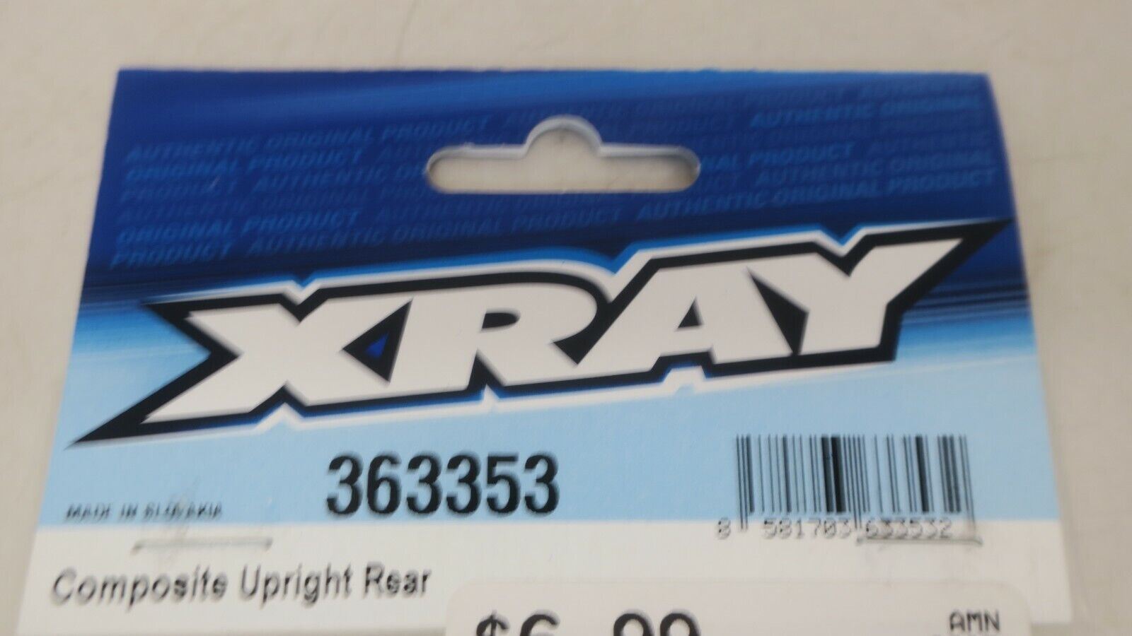 XRAY 363353 COMPOSITE UPRIGHT REAR - WISE GUYS HOBBIES LLC