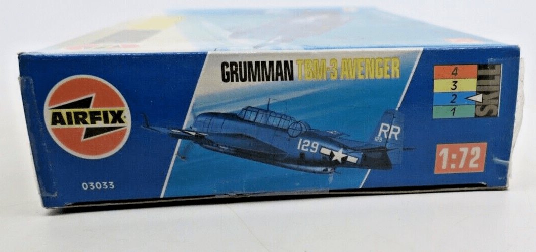 Airfix 1/72 Grumman TBM-3 Avenger Model Kit - WISE GUYS HOBBIES LLC