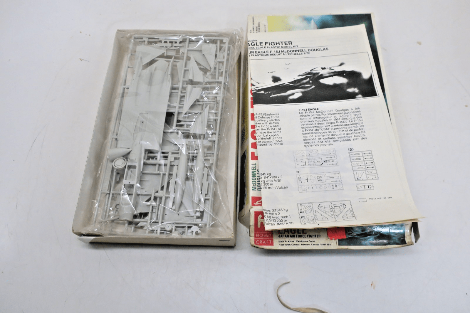 Hobby Craft 1/72 McDonnell Douglas F-15J Eagle Fighter Model Kit HC-1306 - WISE GUYS HOBBIES LLC